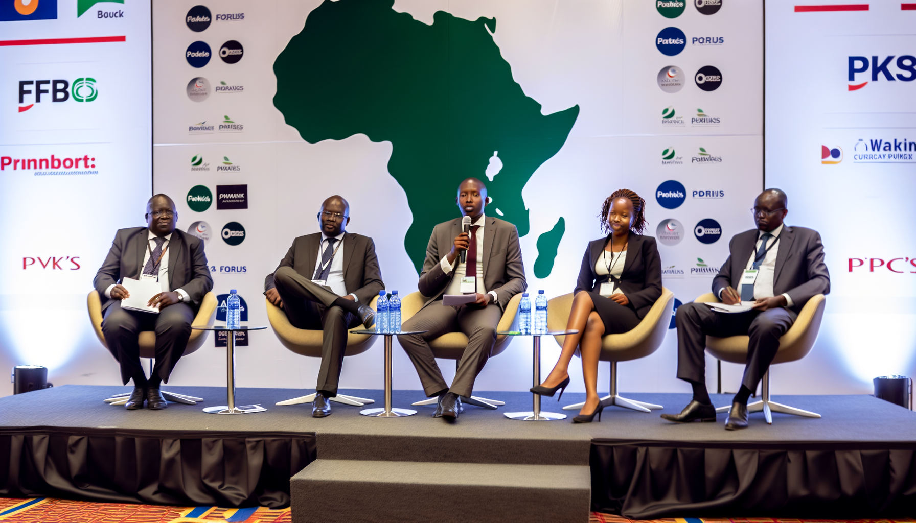Panel moderator at Africa Business Forum